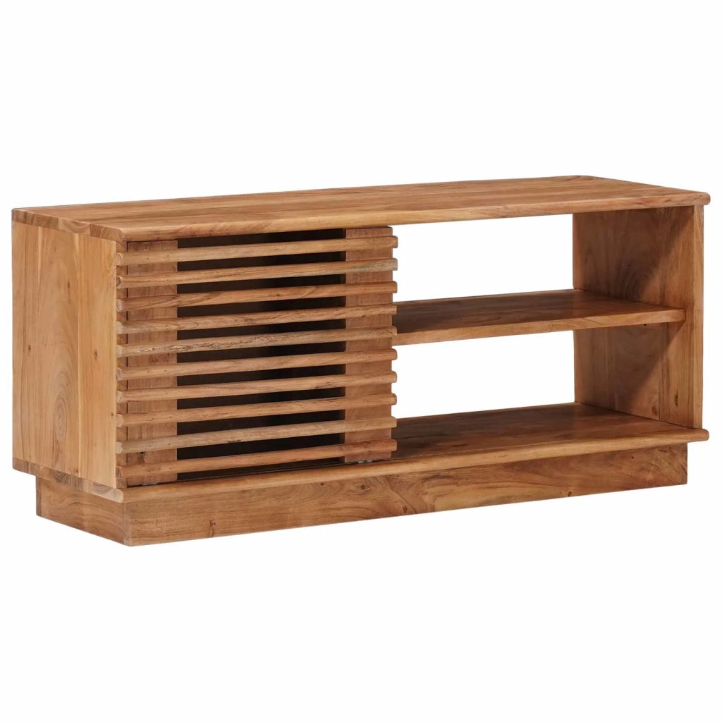 Mobile TV con archiviazione con porta Naturale 90 x 30 x 40 cm