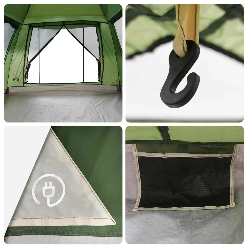 Tenda Istantanea con Catena per la Pioggia per 3 Persone con Rilascio Veloce 42008399
