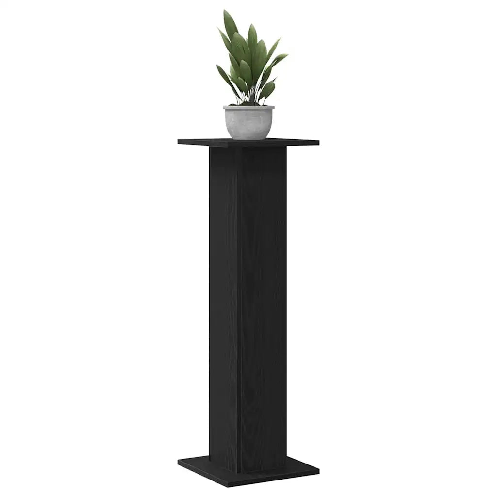 Supporto per piante 2 pz Rovere Nero 30 x 30 x 95 cm 3345110