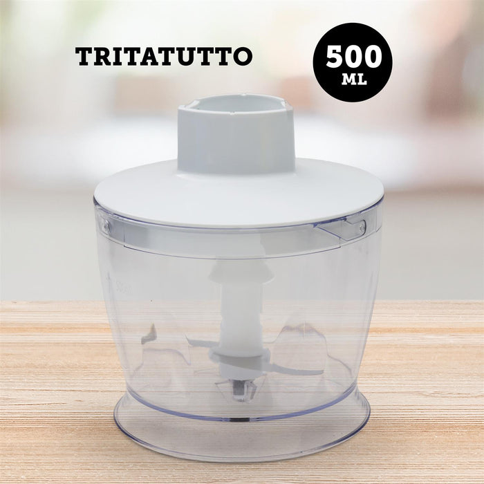 HIGH-TECH FRULLATORE A IMMERSIONE 3 IN 1 400 W A 2 VELOCITÀ CON ACCESSORI