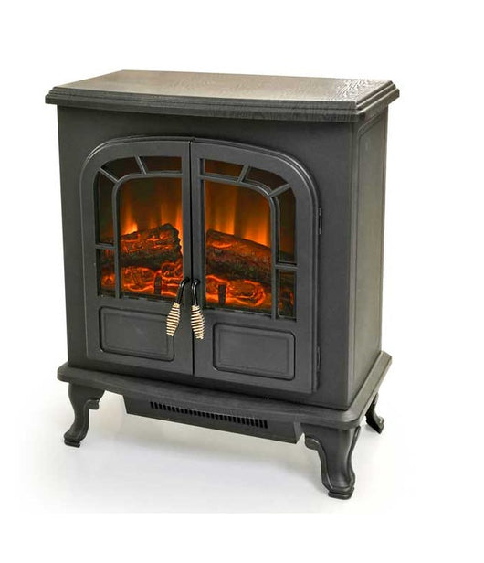 CAMINETTO ELETTRICO AD ARIA CALDA CON EFFETTO FIAMMA 50 X 28 X H60 CM