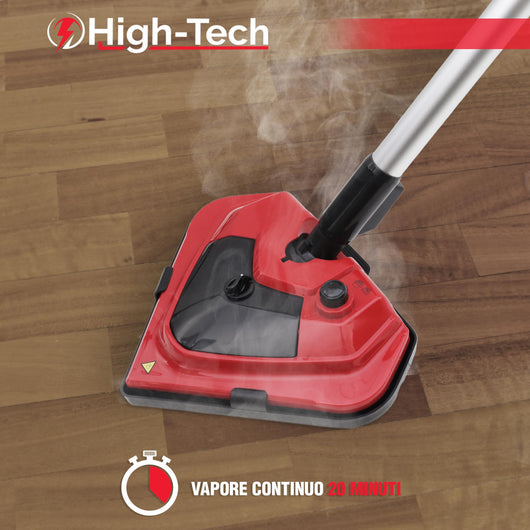 HIGH-TECH SCOPA A VAPORE 10 IN 1 DA 1300 W CON SERBATOIO 350 ML