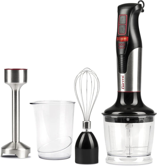 GIRMI MX39 MIXER A IMMERSIONE CON KIT 800 WATT 4 LAME FUSTO 19 CM