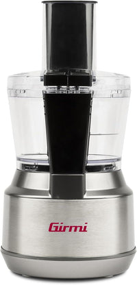 GIRMI MASTRO POCKET MINI-ROBOT MULTIFUNZIONE 300 W CAPACITÀ 600CC 2 VELOCITÀ 2 DISCHI INOX DOPPIA SICUREZZA GRIGIO RB01