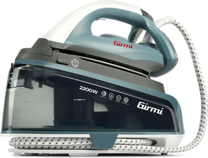 GIRMI SISTEMA STIRANTE CONTINUO 2200 WATT 3 BAR FILTRO ANTI-CALCARE FUNZIONE SELF-CLEAN 1500 CC AZZURRO SS04