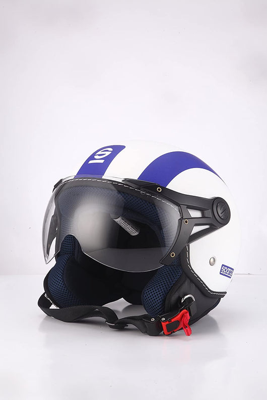 CASCO SPARCO SP501 DEMI-JET BIANCO E BLU OPACO MISURA XL