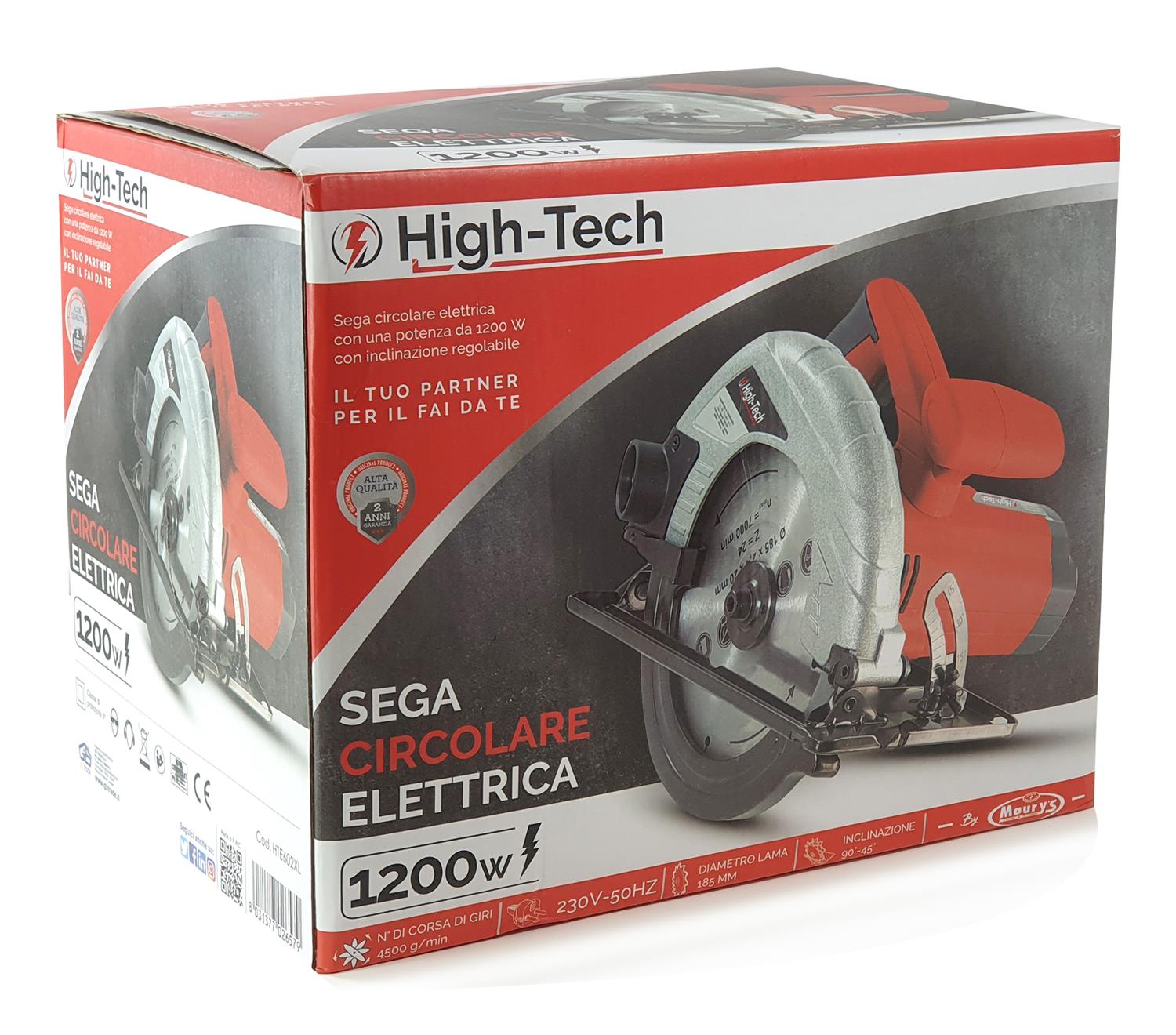 HIGH-TECH SEGA CIRCOLARE 1200W 230V/50HZ
