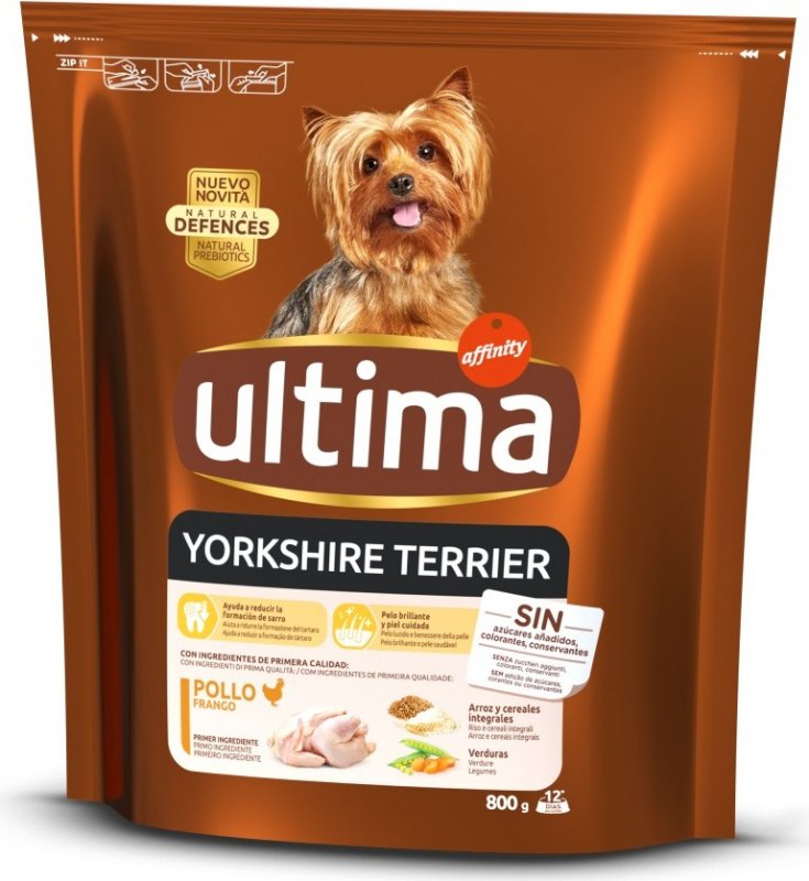 ULTIMA DOG CROCCANTINI CANE 800 GRAMMI YORKSHIRE