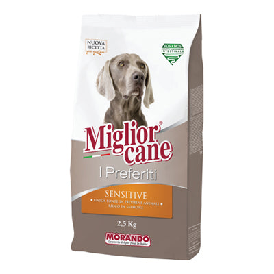 MIGLIOR CANE I PREFERITI SENSITIVE CROCCHETTE SALMONE 2,5 KG