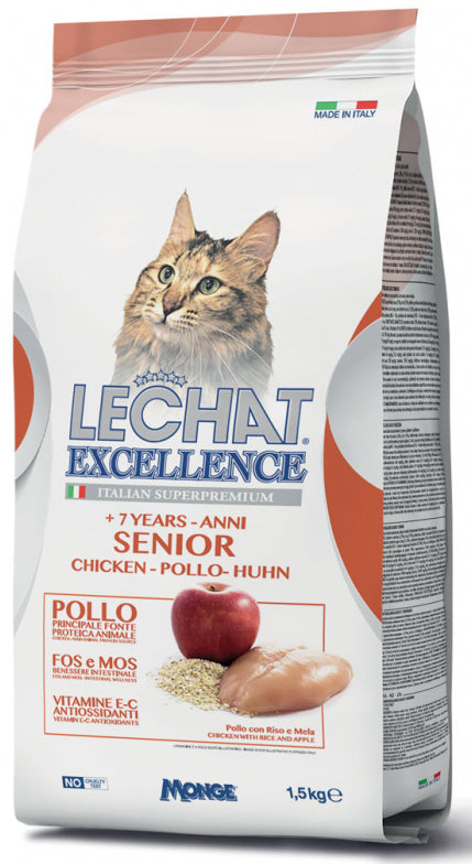 LECHAT EXCELLENCE CROCCANTINI GATTO 1,5 KG SENIOR CON POLLO