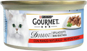 GOURMET DIAMANT SFILACCETTI DI MANZO NATURALE 85 GR