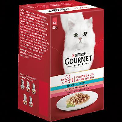 GOURMET MON PETIT INVITANTI RICETTE MISTE AL TONNO SALMONE E TROTA 6 DA 50 GR