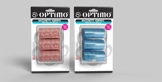 SET 3 X 20 SACCHETTI IGIENICI PER ANIMALI MISURA MEDIA