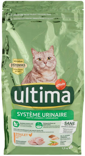 ULTIMA CAT CROCCANTINI URINARY TRACT IN FORMATO DA 1,5 KG