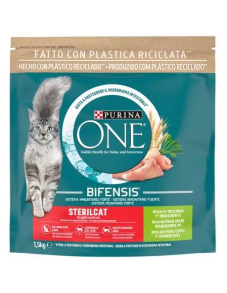 PURINA ONE STERILCAT 1.5K G TACCHINO PER GATTI