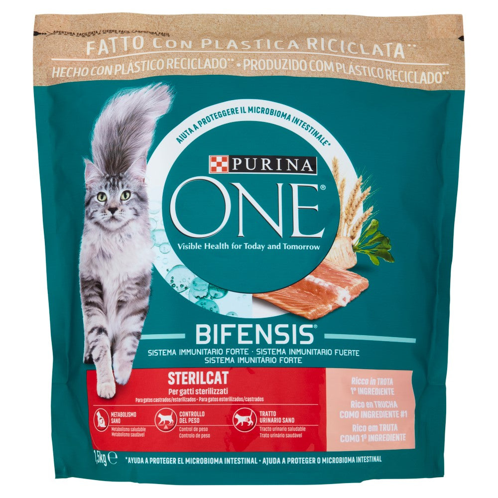 PURINA ONE STERILCAT 1,5KG TROTA PER GATTI