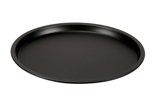 TEGLIA FORNO ANTIADERENTE TONDA 32CM BORDO BASSO PER PIZZA COLORE NERO