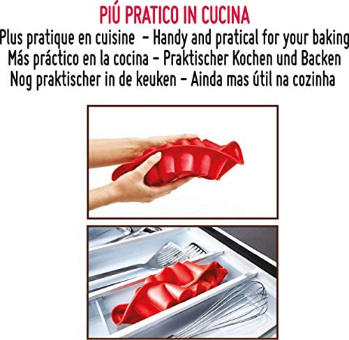 MAURY'S STAMPO FORNO IN SILICONE TORTIERA LISCIA