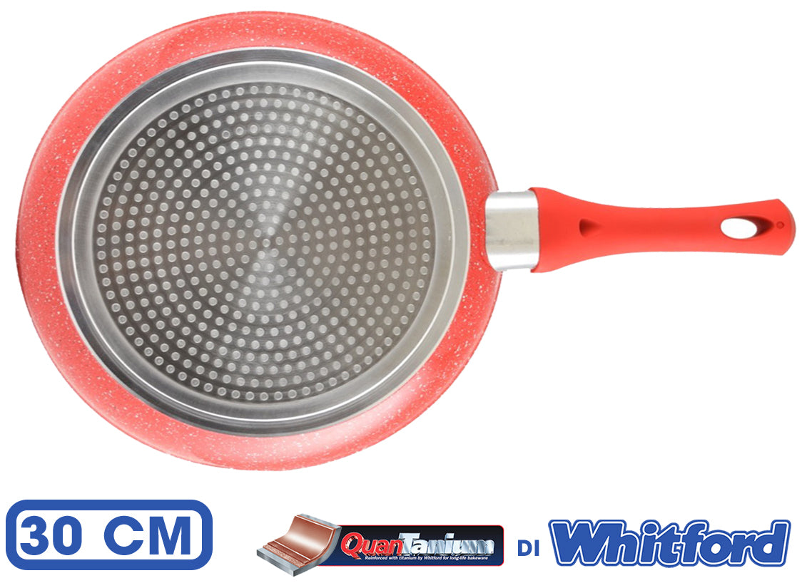 MAURY'S RED & BLU PADELLA ANTIADERENTE 30CM