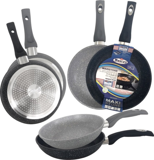 MAURY'S MAXI STONE TITANIUM PADELLA  24CM