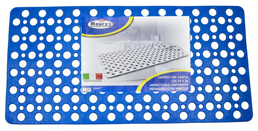 MAURY'S TAPPETO VASCA 74X36CM BLU