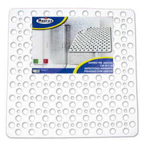 MAURY'S TAPPETO DOCCIA 53X53CM BIANCO