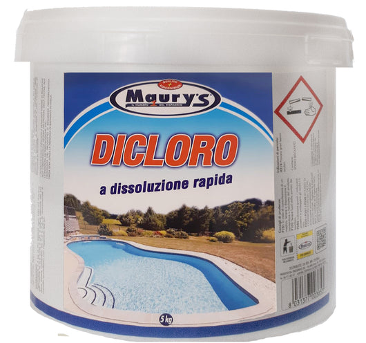 MAURY'S DICLORO 5KG TRATTAMENTO GRANULARE PER PISCINA