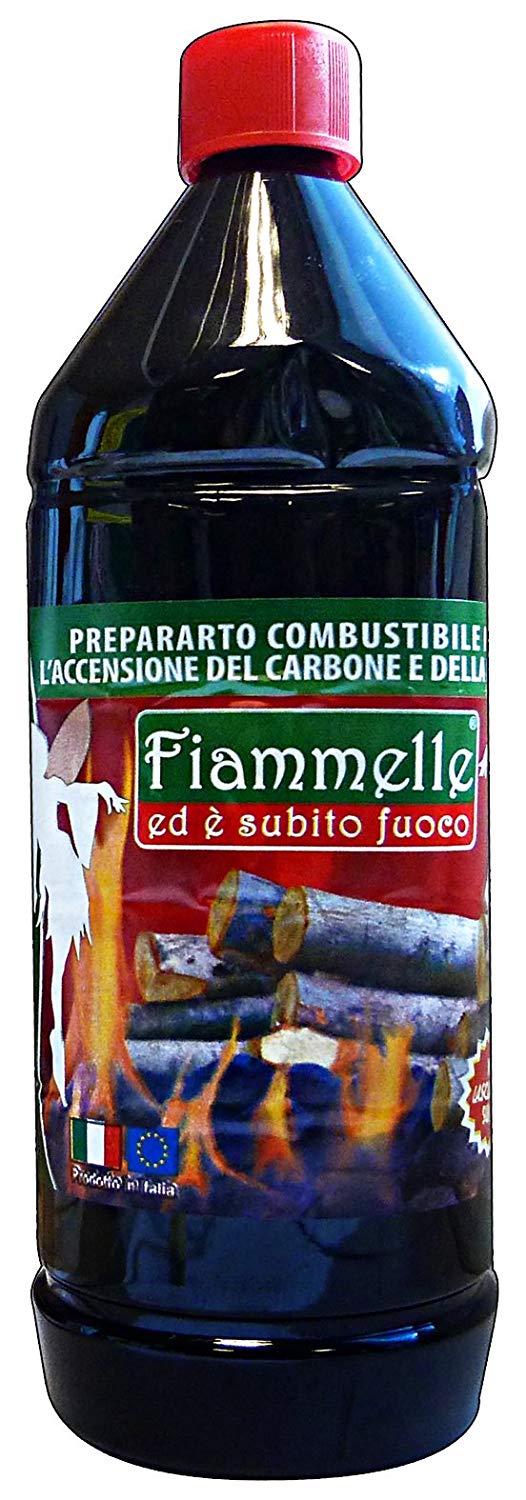 MAURY'S FIAMMA OLIO ACCENDIFUOCO LIQUIDO PER CAMINO BARBECUE CARBONELLA 1LT