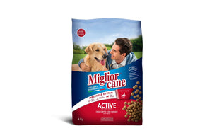 MIGLIOR CANE CROCCHETTE ACTIVE CON MANZO 4 KG