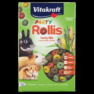 PARTY ROLLIS MANGIME PER TUTTI I RODITORI DA 500 GR