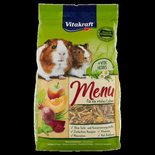 MENU VITAL ALIMENTO COMPLETO PER PORCELLINI D INDIA DA 1 KG