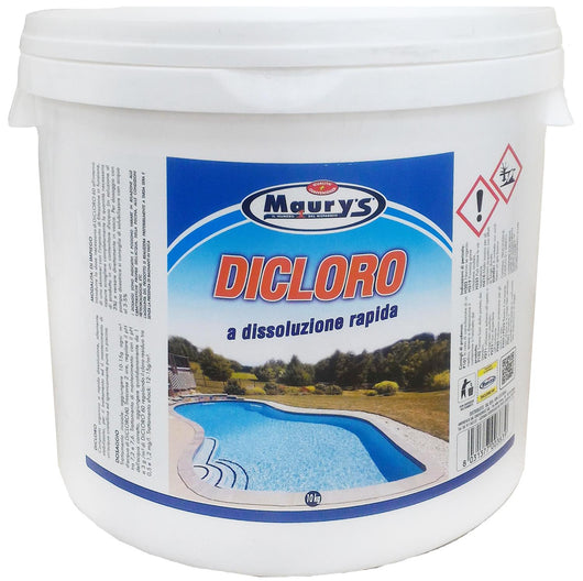 MAURY'S DICLORO 10KG TRATTAMENTO INIZIALE GRANULARE PER PISCINA