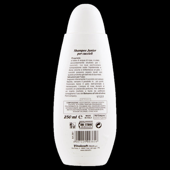 PET COMPANY SHAMPOO PER CANI JUNIOR SPECIFICO PER CUCCIOLI 250 ML