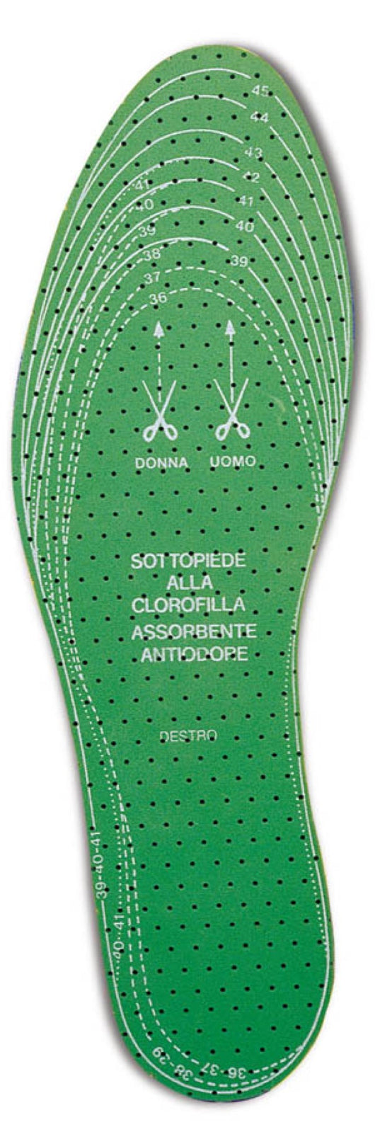 MAURY'S SOLETTA PER SCARPA CON CLOROFILLA 2 PAIA