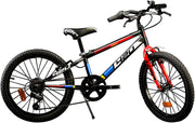BICICLETTA 20 POLLICI MTB MOUNTAIN BIKE CON CAMBIO 6 MARCE