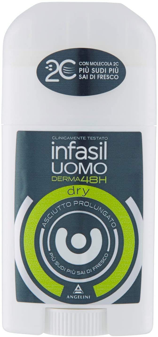 INFASIL DEODORANTE STICK DRY UOMO IN FORMATO DA 40 ML