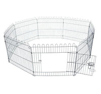 RECINTO PER ANIMALI A GABBIA IN ACCIAIO 158 X 61CM NERO