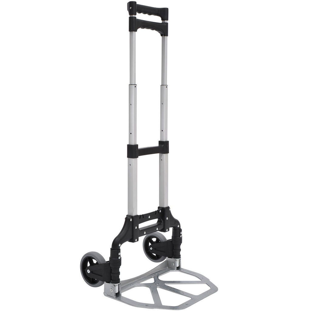 CARRELLO PORTAPACCHI A MANO PIEGHEVOLE IN ALLUMINIO
