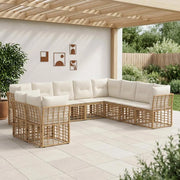 Set di divani da esterno Naturale Poliestere