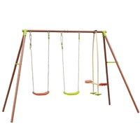 ALTALENA DA GIARDINO PER BAMBINI A 4 POSTI 290X190X195 CM