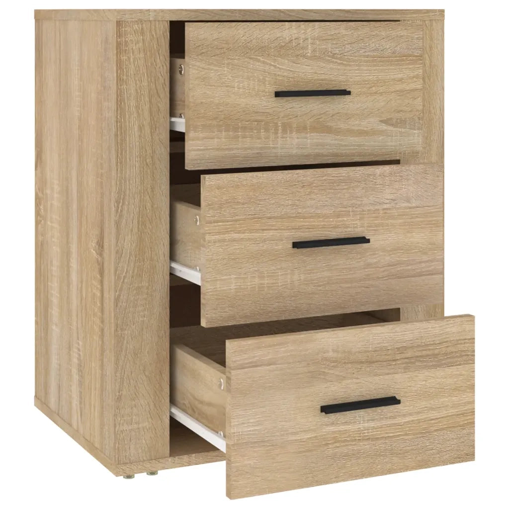 Comodino Rovere Sonoma 50x36x60 cm in Legno Multistrato cod mxl 30433