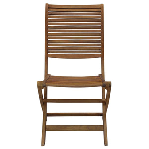 SEDIA RIVIERA IN LEGNO DI ACACIA SENZA BRACCIOLI 50 X 64 X H94 CM