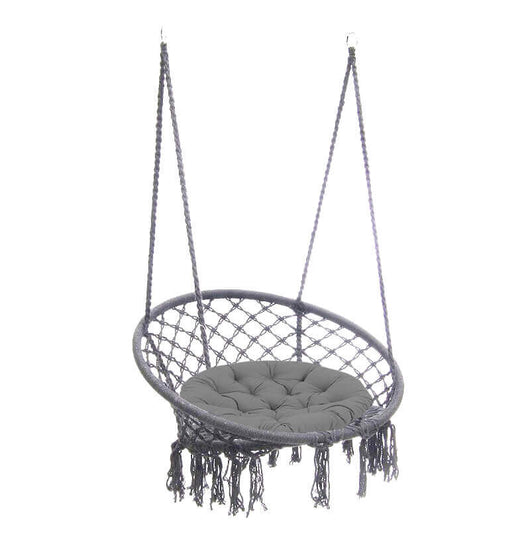 AMACA LUXORY ROUND TONDA AD INTRECCIO 80/60 X 120 CM COLORE GRIGIO SCURO OKX