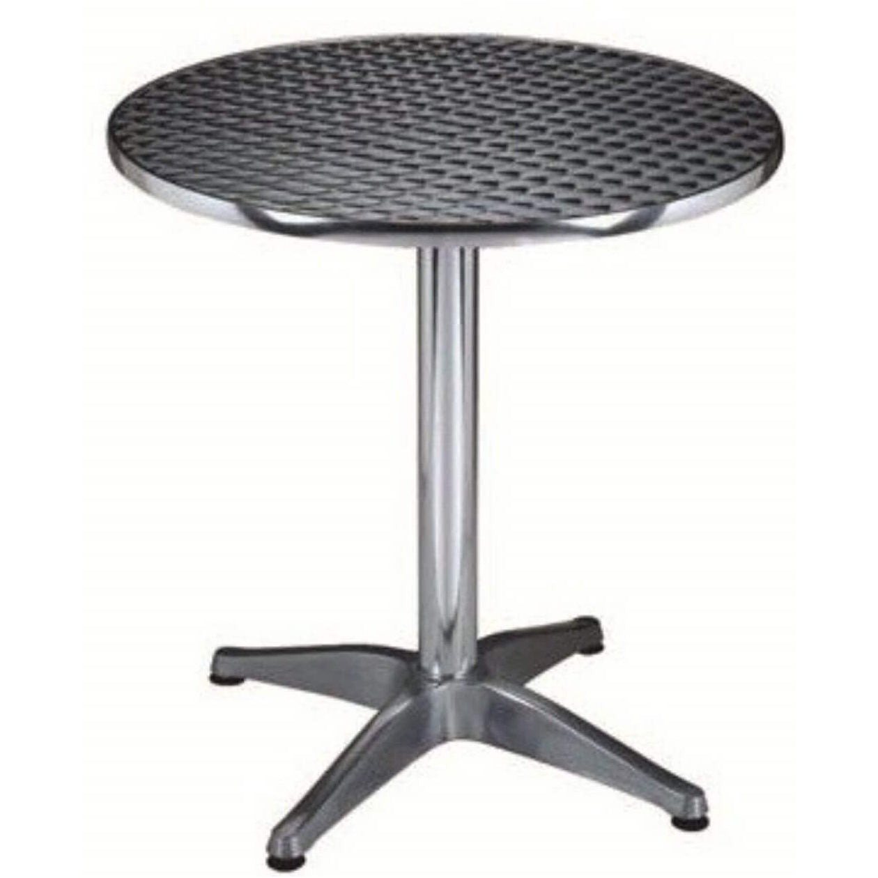 TAVOLO DA BAR TONDO 70 X H 70 CM WATERPROOF IN ALLUMINIO