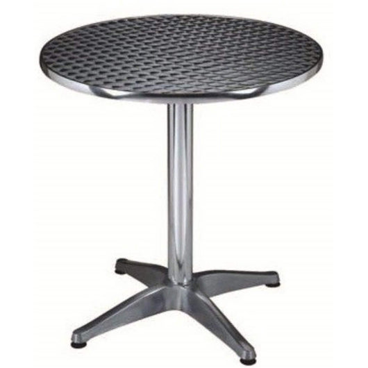 TAVOLO DA BAR TONDO 70 X H 70 CM WATERPROOF IN ALLUMINIO