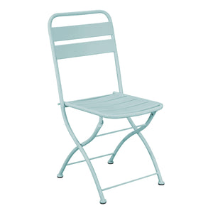 SEDIA BRISTOL PIEGHEVOLE IN COLORE VERDE MENTA CHIARO