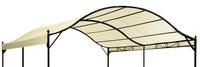 TELO IN POLIESTERE PER GAZEBO AD ARCO 3 X 4 MT IN COLORE AVORIO