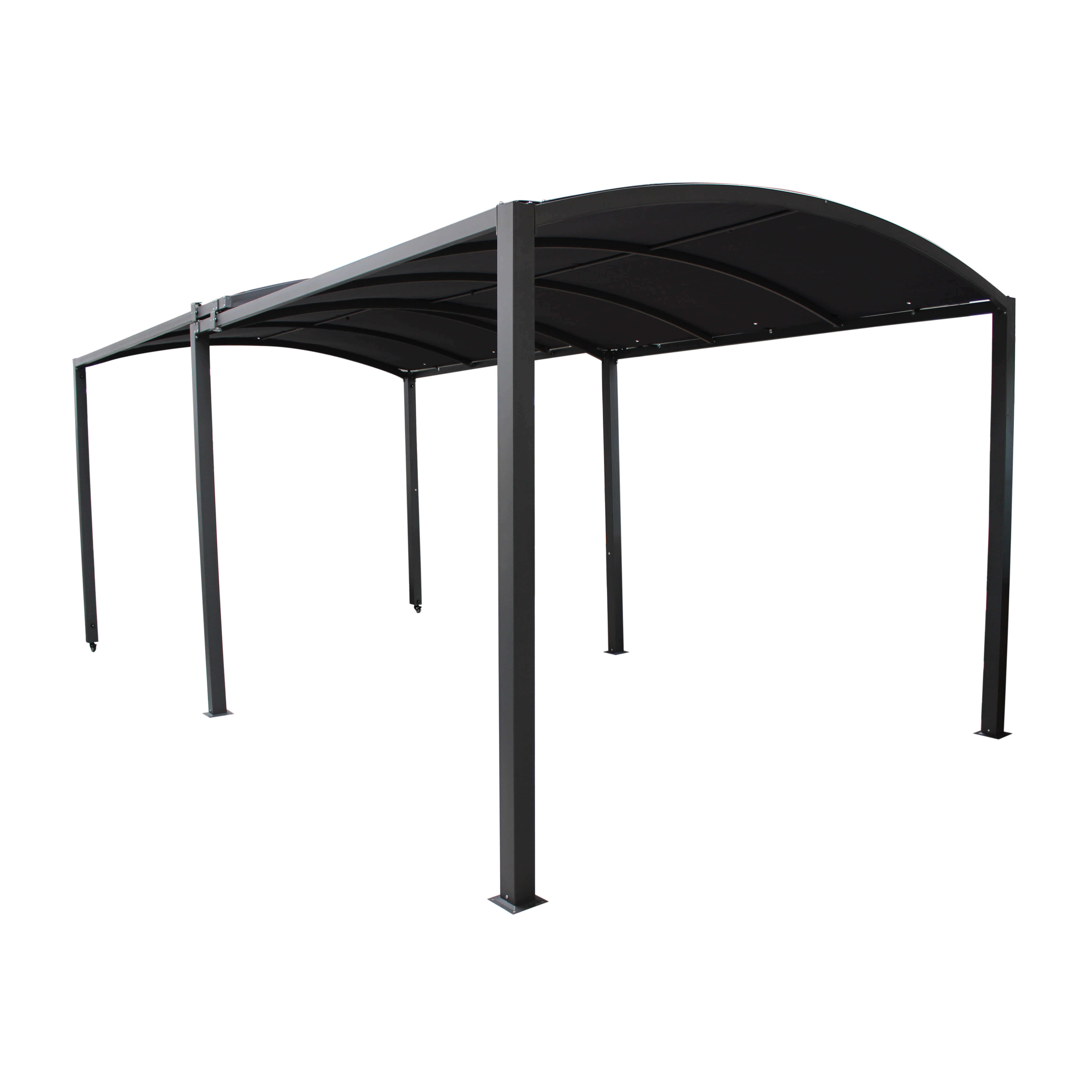 GAZEBO ALLUNGABILE TUCSON 3 X 3/6 MT CON STRUTTURA IN ACCIAIO