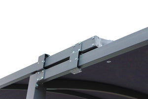 GAZEBO ALLUNGABILE TUCSON 3 X 3/6 MT CON STRUTTURA IN ACCIAIO