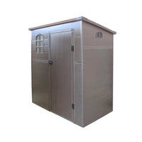 CASETTA MAISON DA GIARDINO IN RESINA 191 X 111 X H194 CM IN COLORE MARRONE